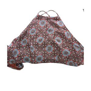 Vintage Havana Halter Crop Top with Tie Back | Women’s Small/Medium